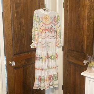 Zara Embroidered Maxi